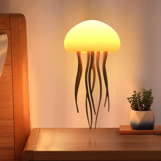 Jellyfish LED Night Light Lamp | Color Changing Baby Room Decor Lamp for Kids, Girls, Boys & Ocean Lovers | Aesthetic Ambient Light with Hanging Base – Jellyfish Design